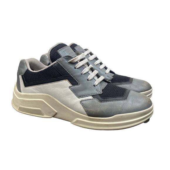 Prada Polarius Leather Trainers Sneakers Shoes Women's 36.5 US 6.5 - Picture 1 of 12